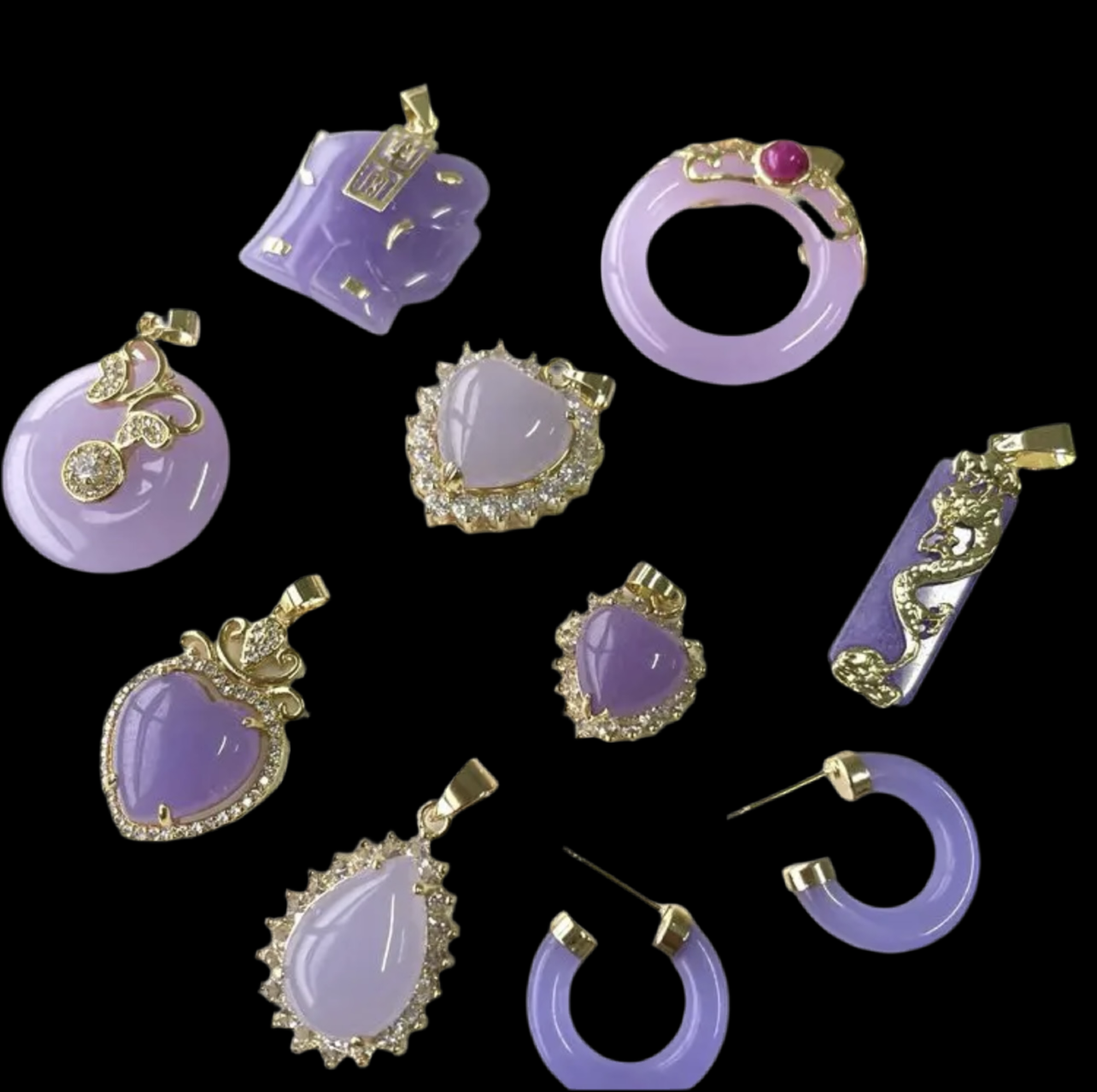 Amethyst Dragon stick